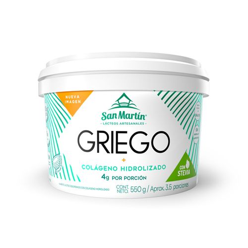 YOG GRIEGO SAN MARTIN COLAGENO 550GR