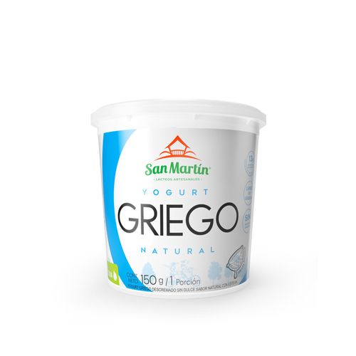 YOGUR GRIEGO NATURAL SAN MARTIN*150GR