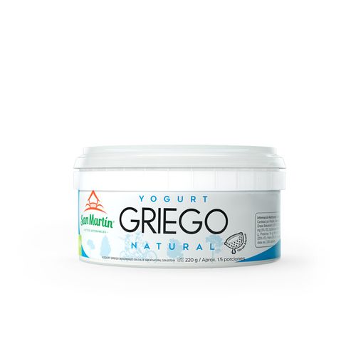 YOGHURT GRIEGO SAN MARTIN NATURAL 220GR