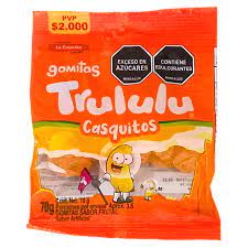 GOMAS TRULULU CASQUITOS X 70 GR