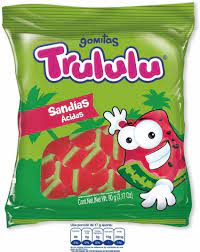 GOMAS TRULULU SANDIAS ACIDAS X 70GR