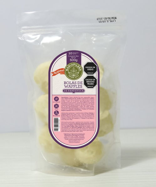 BOLAS WAFFLE PANDEYUCA MARIAPILERA*500GR