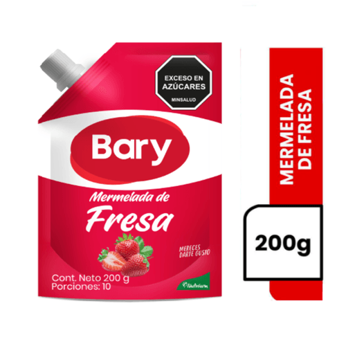 MERMELADA BARY FRESA DOYPACK *200GR