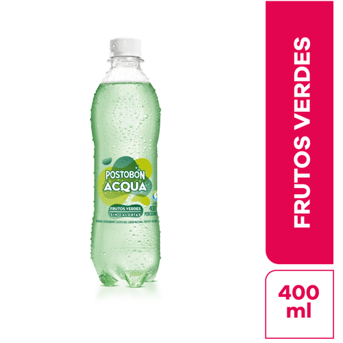 BEBIDA CON GAS ACQUA FRUTOS VERDES*400ML