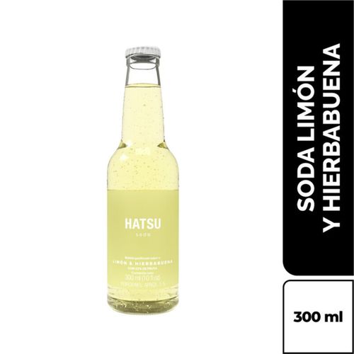 SODA LIMON Y HIERBABUENA HATSU * 300 ML