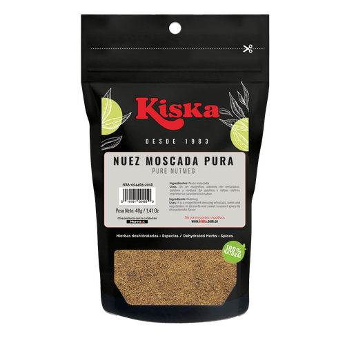 NUEZ MOSCADA PURA KISKA X 40 GR