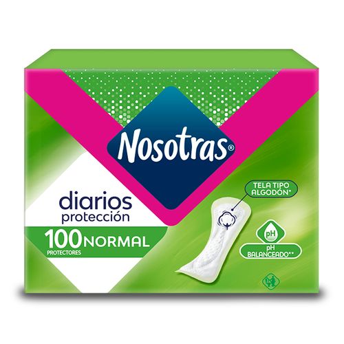 PROTECTORES DIARIOS NORMAL NOSOTRAS*100U