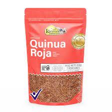 QUINUA EN SEMILLA ROJA DOY PACK X 350 GR