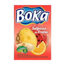 REFRESCO EN POLVO BOKA SALPICON 10GR *2L