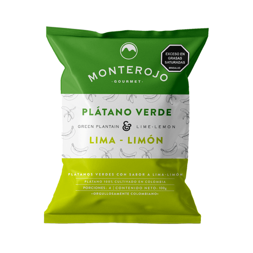 PLATANOS VERDES LIMA LIMN MONTEROJO*100G