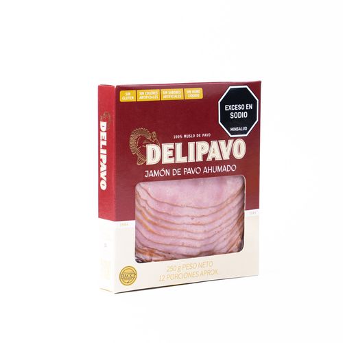 JAMON PAVO AHUMADO  x 250GR DELIPAVO