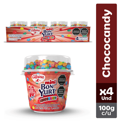 MINIBONYURT MINI GEMS ALPINA X4UN*100GR