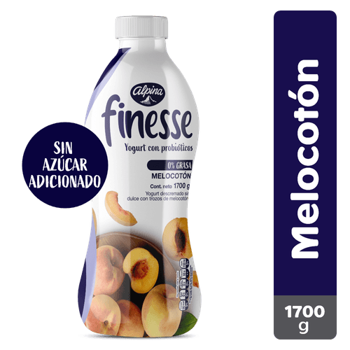 YOGURT FINESSE  MELOCOTON *1700 GR