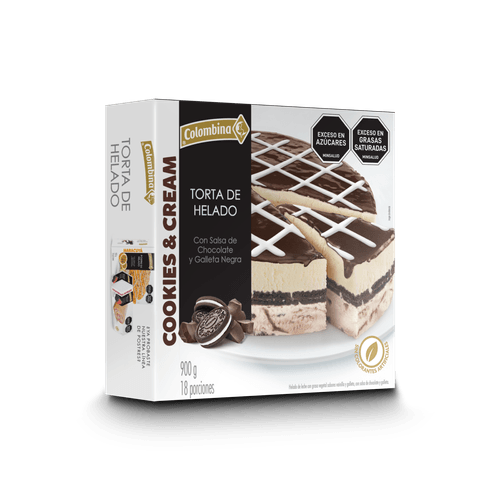 TORTA KOKIES & CREAM COLOMBINA x  900GR