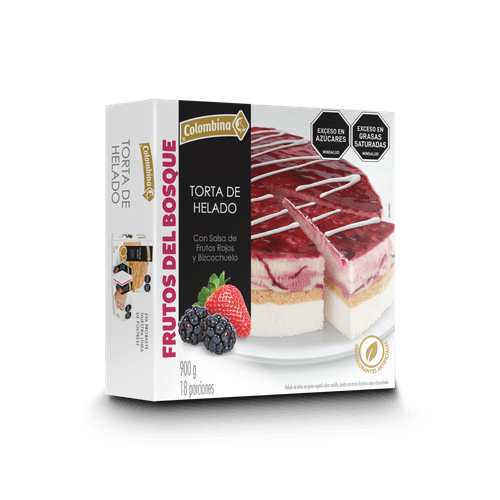 TORTA FRUTOS ROJOS COLOMBINA x 900GR