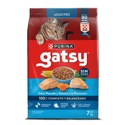 GATSY ADULTO PESCADO Y SALMON *7KG
