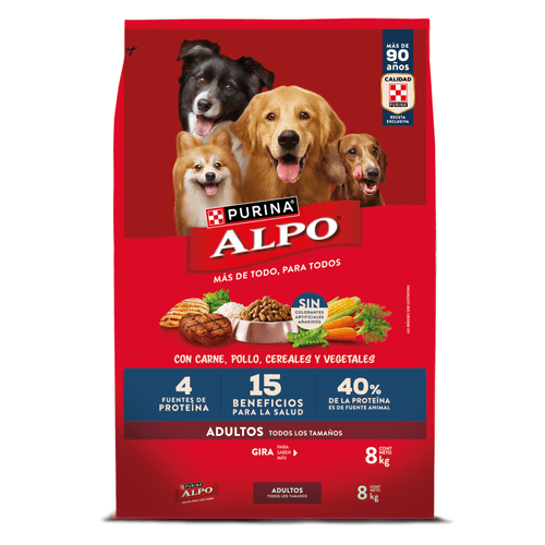 ALPO ADULTOS TODOS LOS TAMAÑOS *8KG
