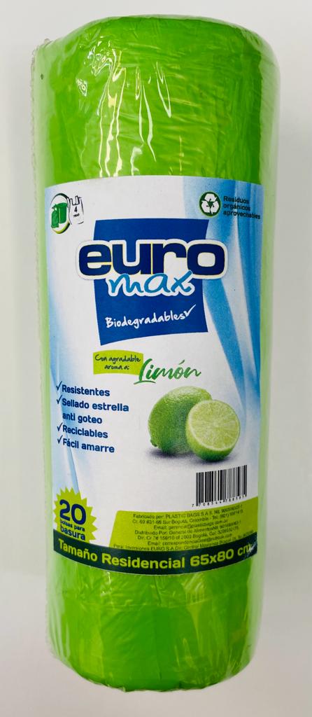 BOLSA BASURA RESIDENCIAL LIMON *20UND