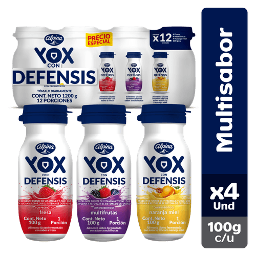YOX  DEFENSIS CAJA x  12U