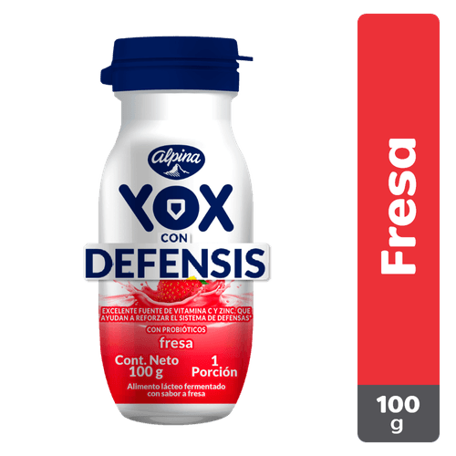 BEBIDA YOX FRESA 100gr