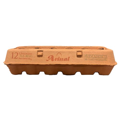 HUEVO AA ROJO x 12U AVINAL