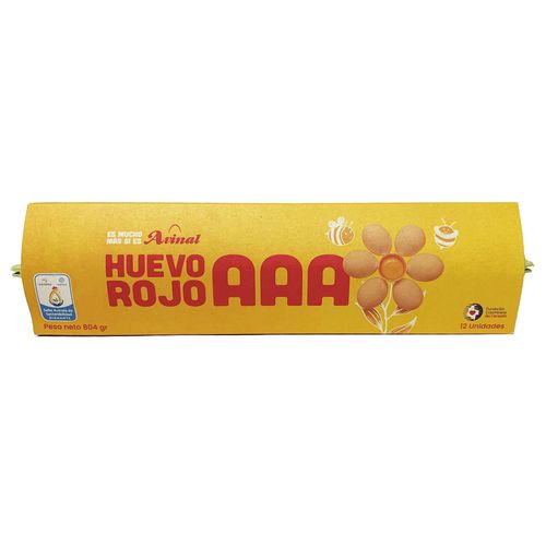 HUEVO AVINAL AAA  x 12 ROJO