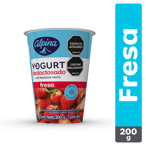 YOGURT ALPINA DESL FRESA  x 200ML