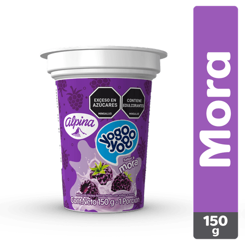 YOGO YOGO VASO MORA  x 150 GRS