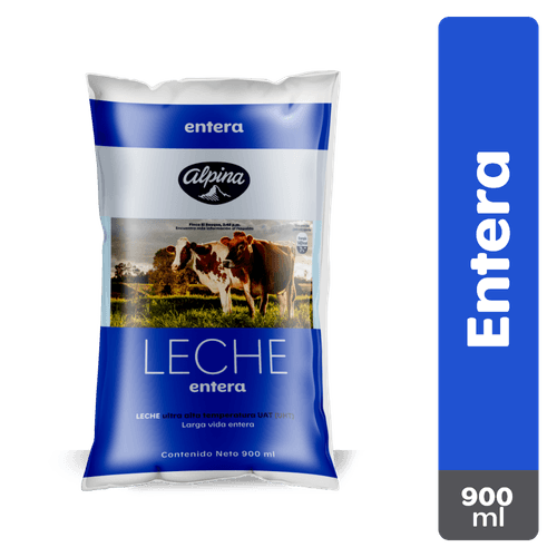 LECHE ENTERA ALPINA X 900ML