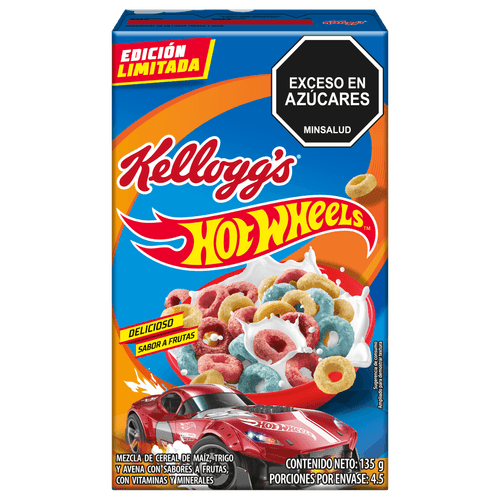 CEREAL KELLOGGS HOT WHEELS *135GR