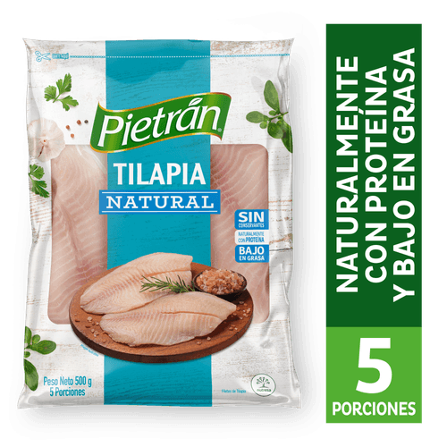 TILAPIA PIETRAN NATURAL *500GR