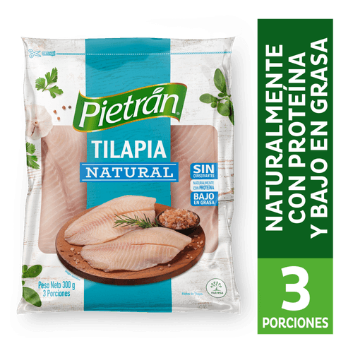 TILAPIA PIETRAN NATURAL *300GR