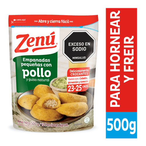EMPANADA POLLO NATURAL ZENU *500GR
