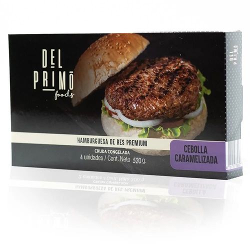 HAMBURGUESA RES CEBOLLA CARAMEL *520GR
