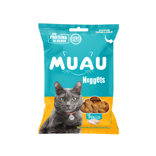 MUAU NUGEETS DE POLLO *38GR