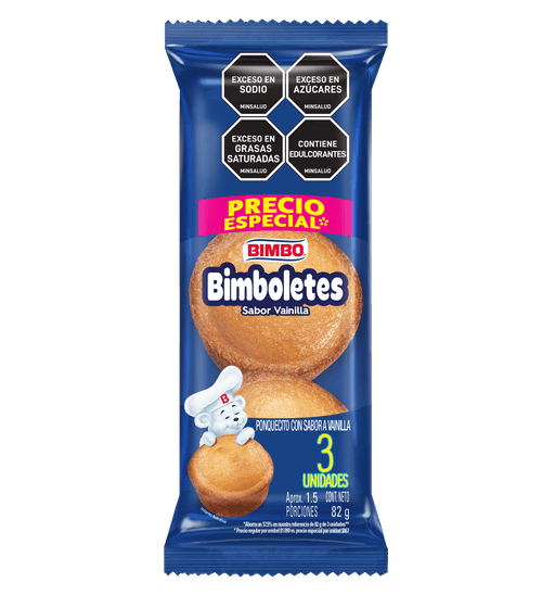 BIMBOLETES PRECIO ESPECIAL X3 *82GR
