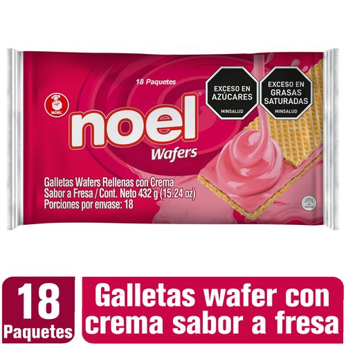 WAFERS NOEL FRESA  x 432GR