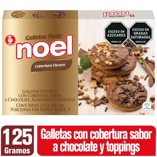GALLETA NOEL CHOCOLATE OSCURO*125GR