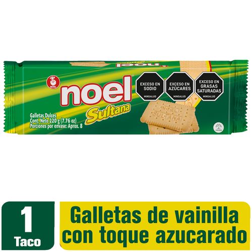 GALLETAS SULTANA NOEL TACO