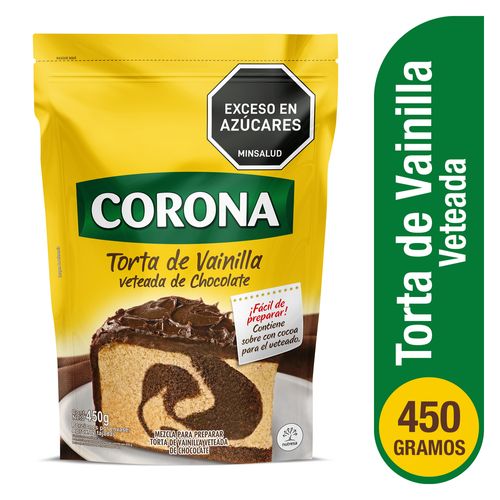 MEZCA TORTA VAINILLA CORONA x 450GR