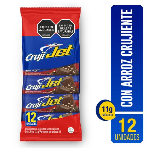 CHOCOLATINA JET CRUJI X12 132GR