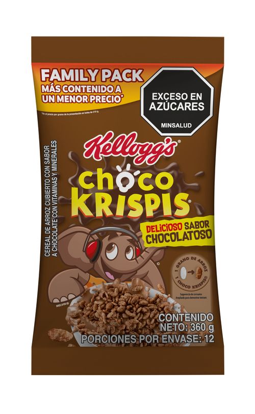 CEREAL CHOCO KRISPIS FAMILY PACK *360GR