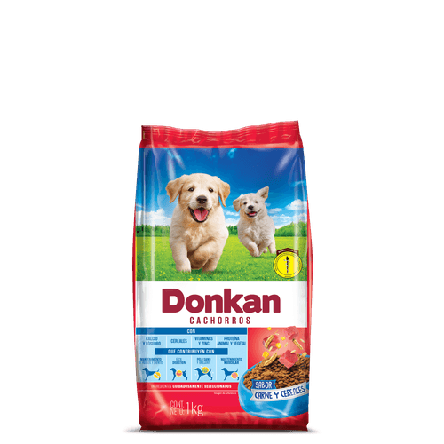 DONKAN CARNE Y CEREALES CACHORROS *1KG