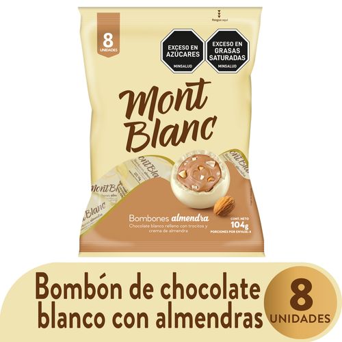 CHOCOLATE MONTBLANC BOMBON BLANCO *104GR