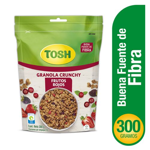 CEREAL TOSH FRUTOS ROJOS BOLSA *300GR