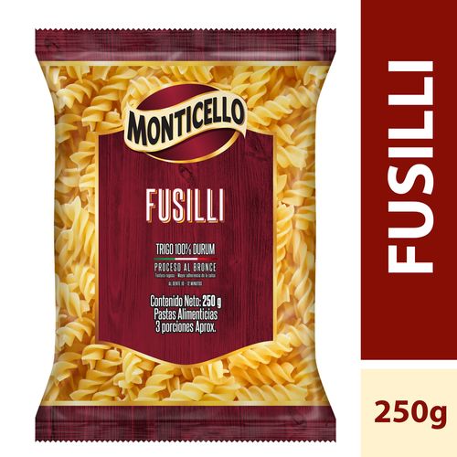 PASTA FUSILLI MONTICELLO *250GR