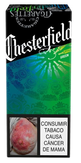 CIGARRILLO CHESTERFIELD GREEN BOX *10UND