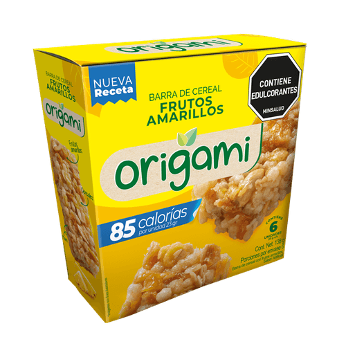 BARRA CEREAL FRUTOS AMARILLOS X6U *138GR