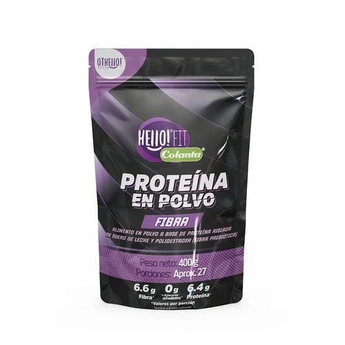 PROTEINA EN POLVO FIBRA HELLO FIT *400GR
