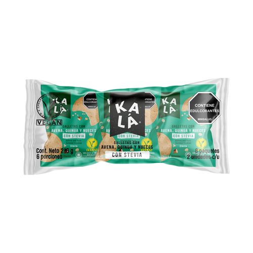 GALLETA KALA AVENA QUINUA BOLSA *216GR